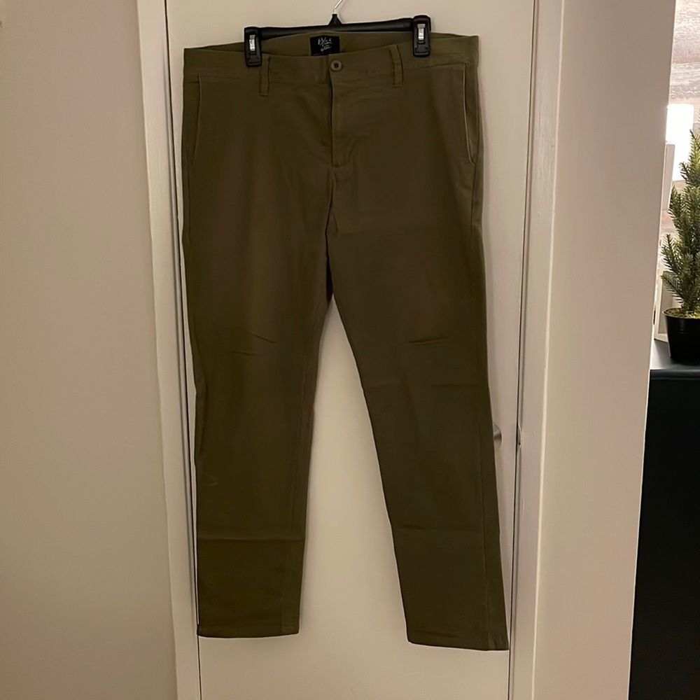 Black Sea olive green chinos